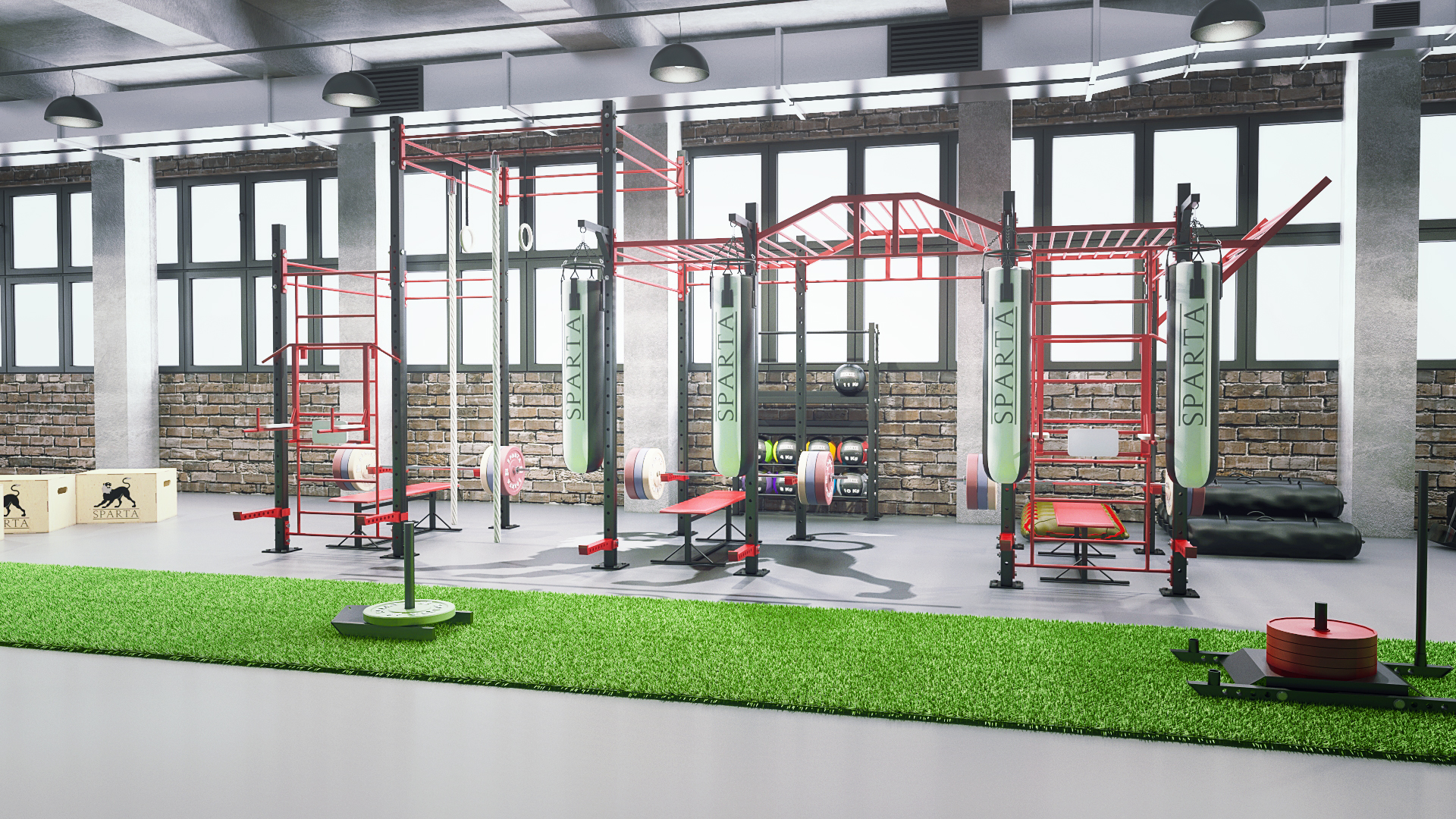 Frame for functional training 