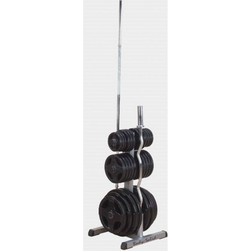 Подставка для олимпийских дисков и грифов Body Solid GOWT Подставка для олимпийских дисков и грифов Body Solid GOWT